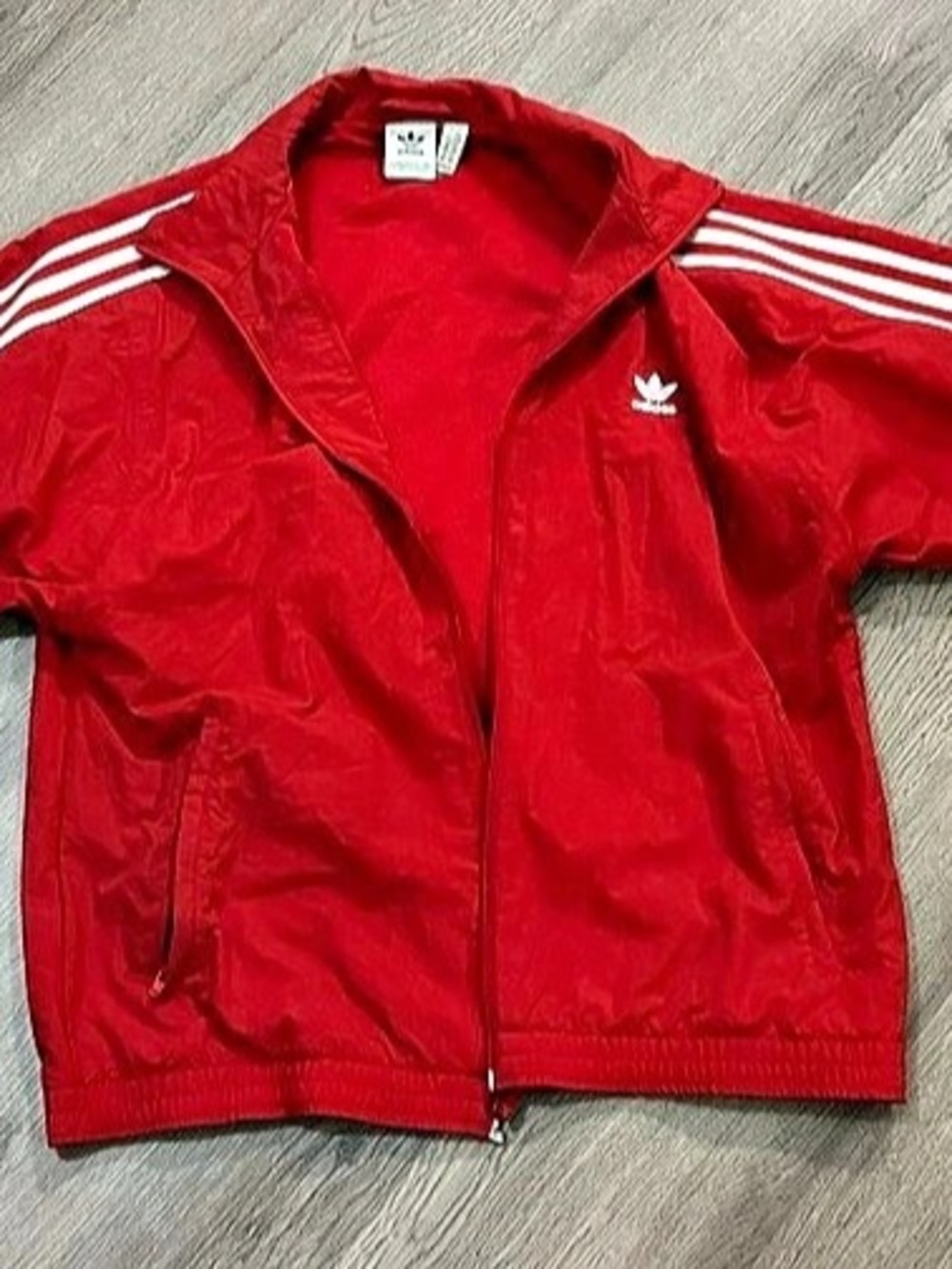 adidas Red Track Jacket Size Medium